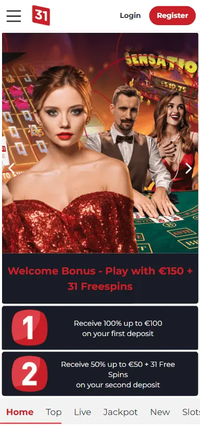 Utilisation mobile de Lucky31 Casino et expérience sur application